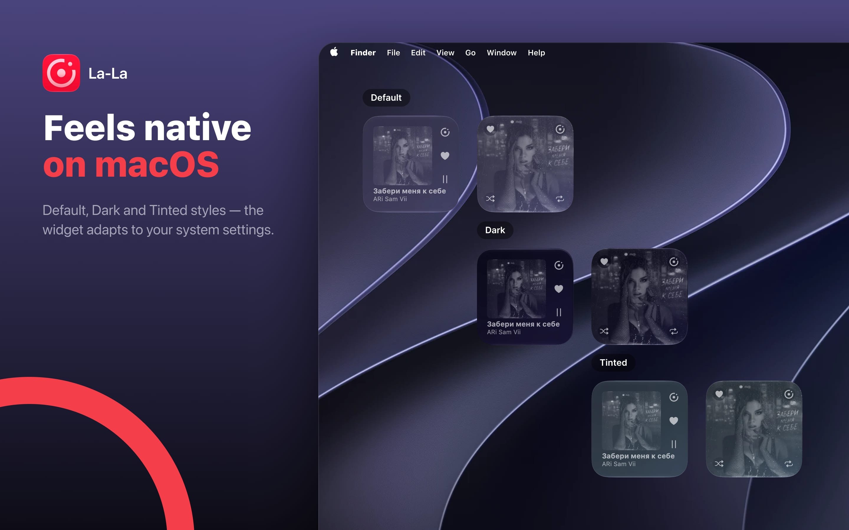 Feels native on macOS