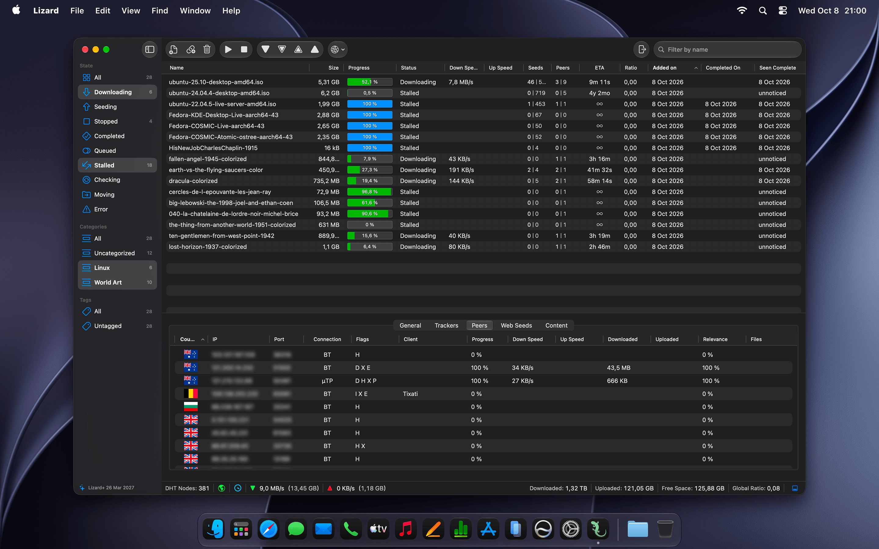 Peers Tab